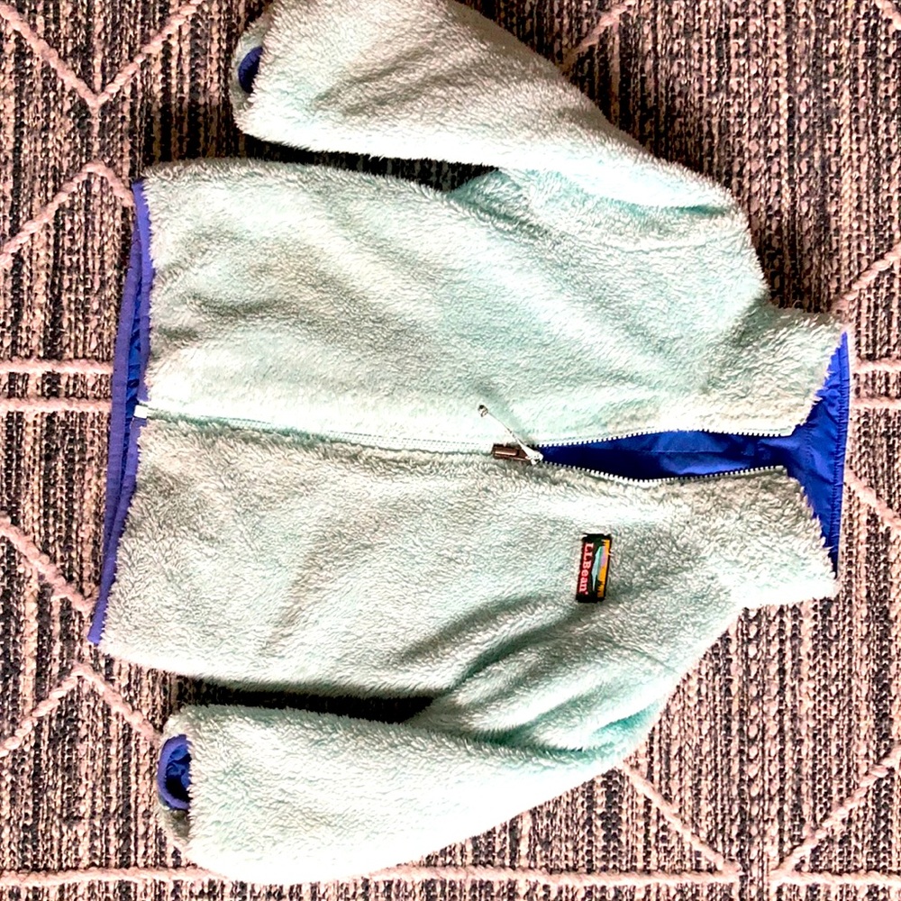 LL Bean Unisex reversible fleece / down jacket